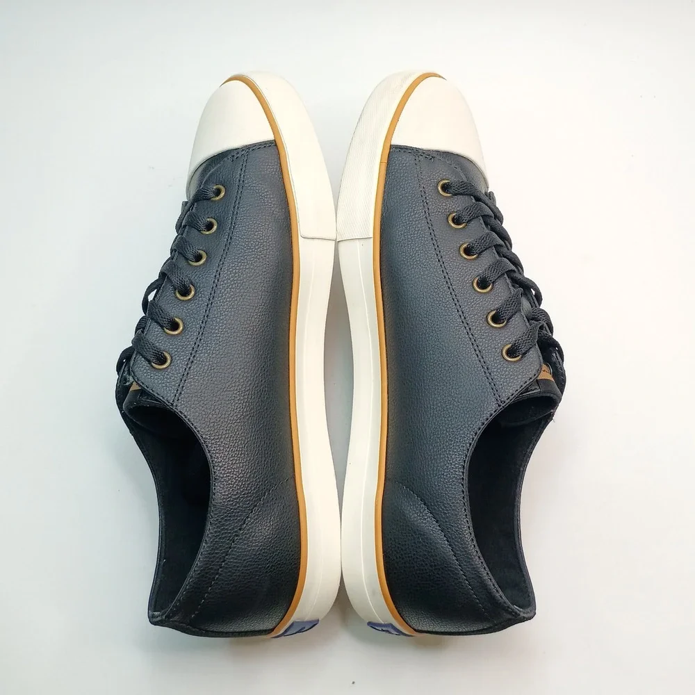 Ben Sherman Dorset Lo LX Men Size 10.5 Black Memory Foam Sneakers